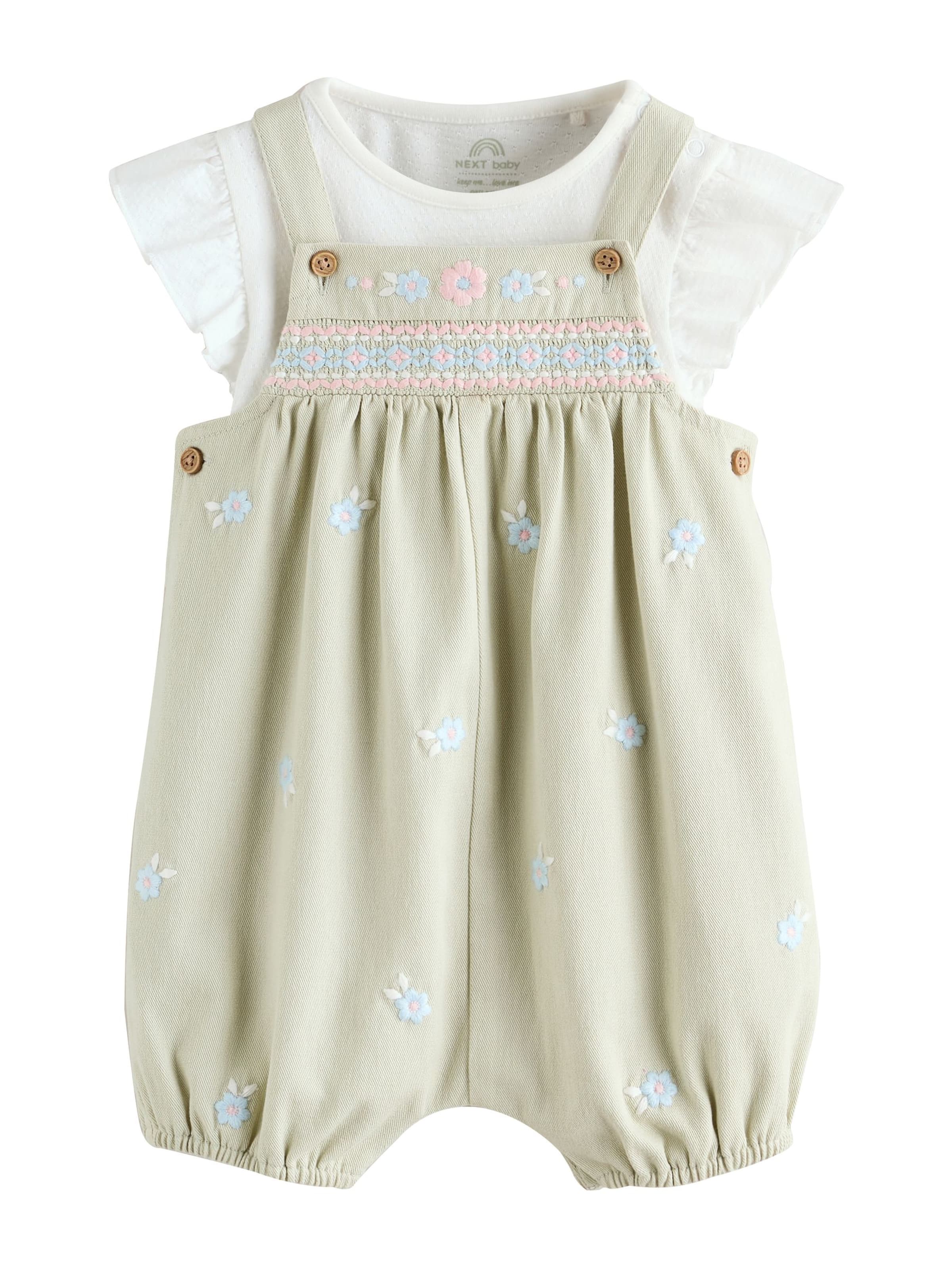 Next Regular Tuinbroek in Groen: voorkant