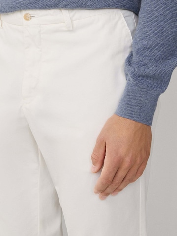 Coupe slim Pantalon chino Hackett London en blanc