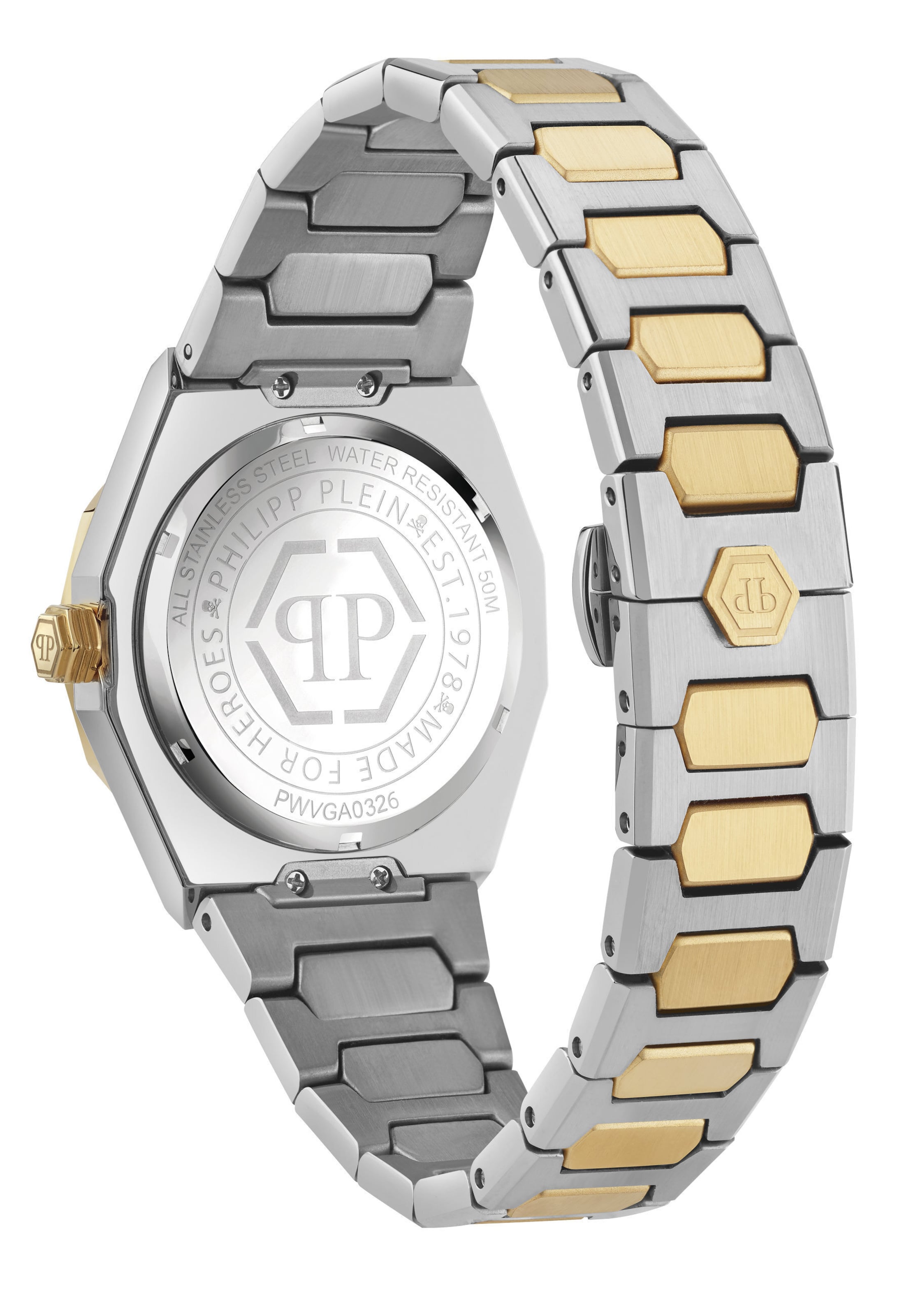 Montre à affichage analogique Philipp Plein Watches en mélange de couleurs