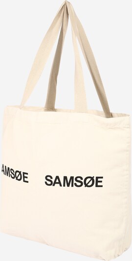 Samsøe Samsøe Shopper 'Frinka' in de kleur Zwart / Natuurwit, Productweergave