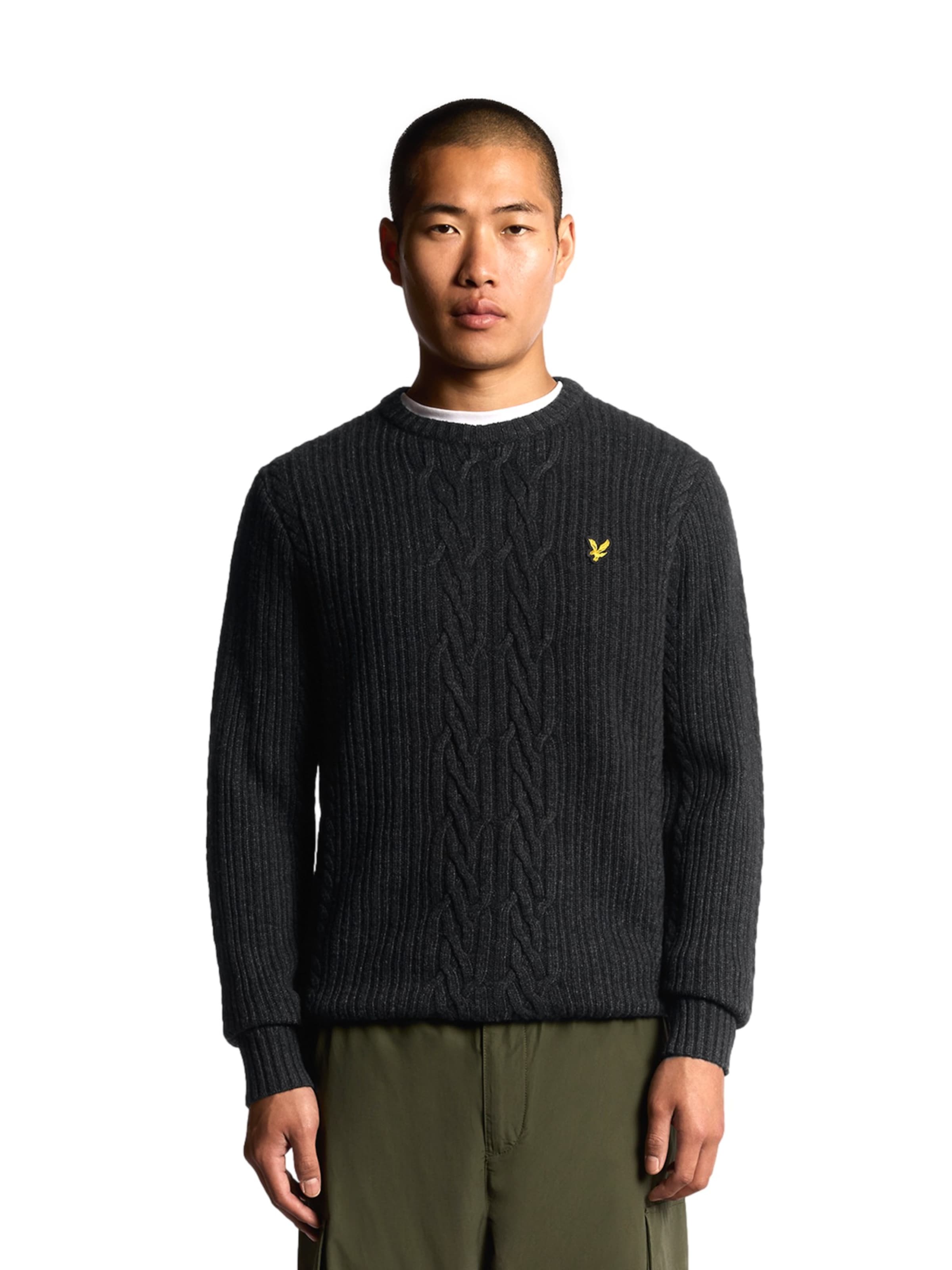 Lyle & Scott Sweater in Grey: front