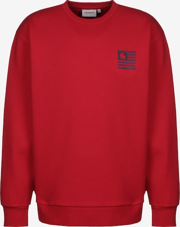 Sweat-shirt 'State' Carhartt WIP en rouge : devant