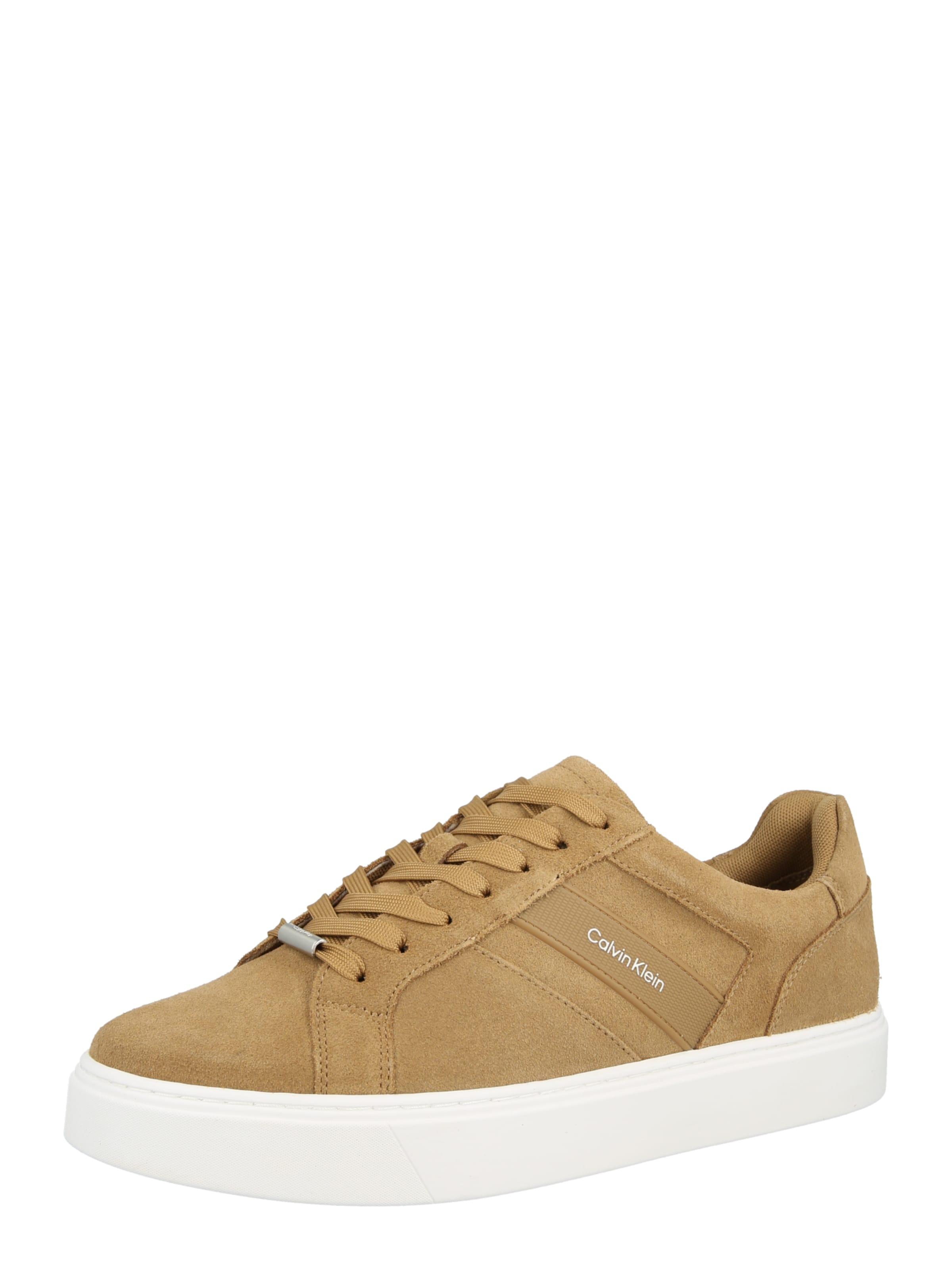 Baskets basses 'CLASSIC' Calvin Klein en beige : devant
