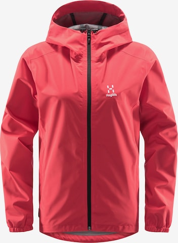 Haglöfs Outdoor Jacket 'Buteo' in Pink: front