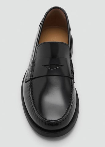 MANGO MAN Moccasins in Black