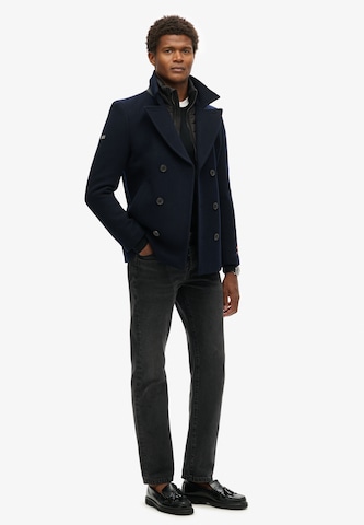 Manteau mi-saison Superdry en bleu