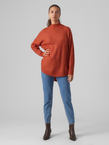 VERO MODA Sweater 'Plaza' in Red