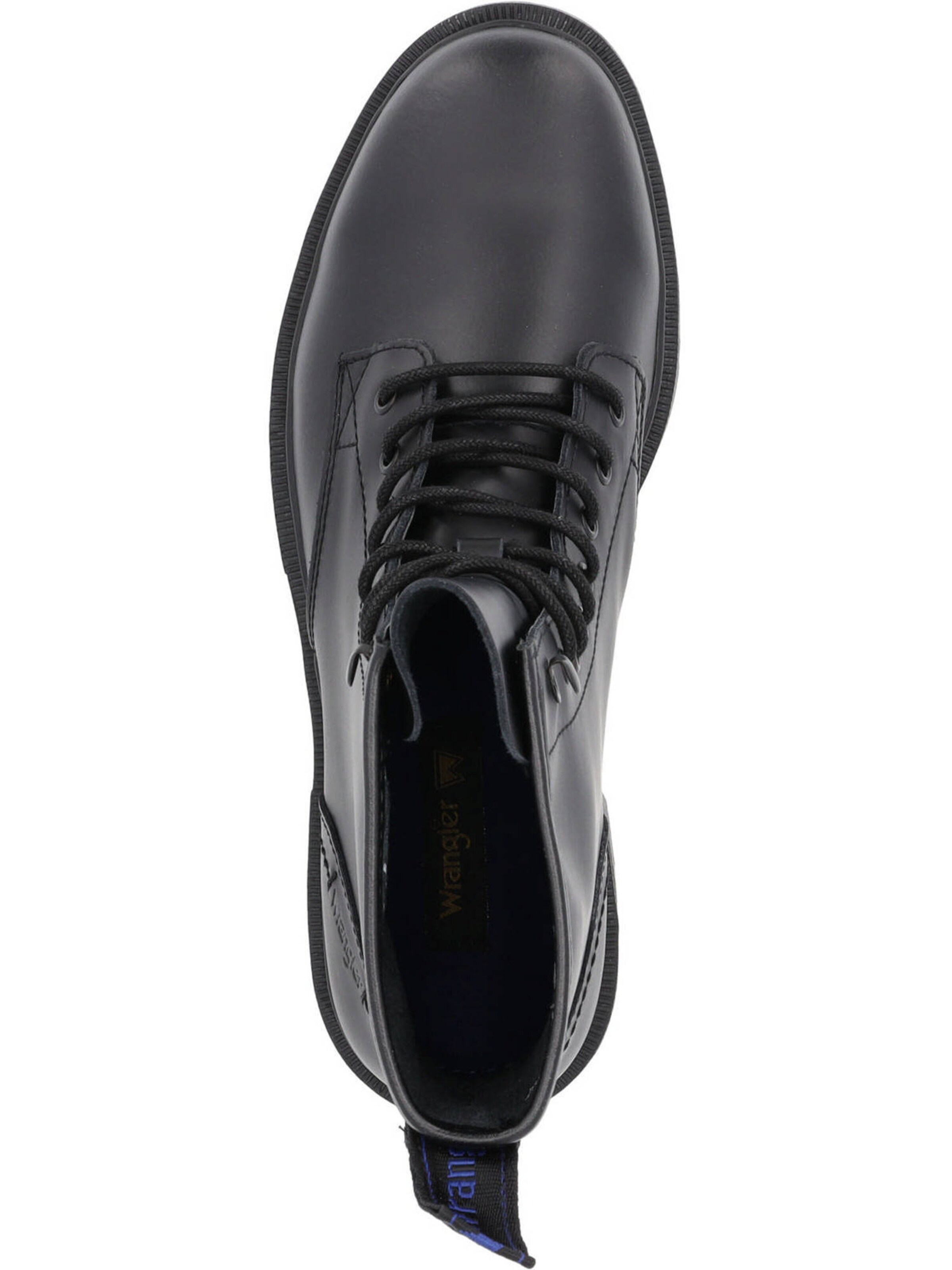 WRANGLER Lace-up bootie 'Spike Mid WM32071A' in Black