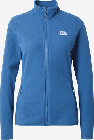 THE NORTH FACE Athletic Fleece Jacket '100 Glacier' in Blue: front