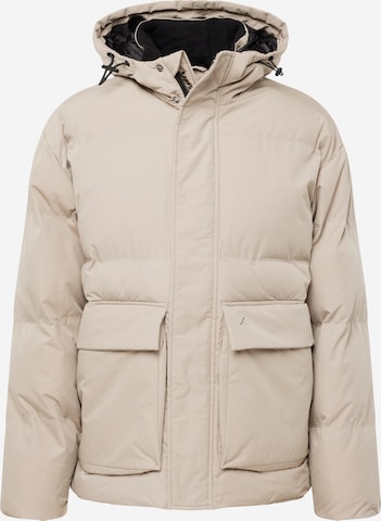 Clean Cut Copenhagen - Chaqueta de invierno 'Baker' en beige: frente