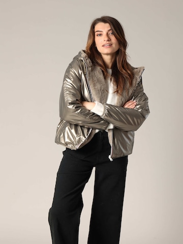 Deeluxe Winterjas 'Issia' in Zilver