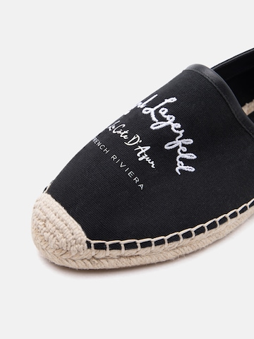 Karl Lagerfeld Espadrilles in Schwarz