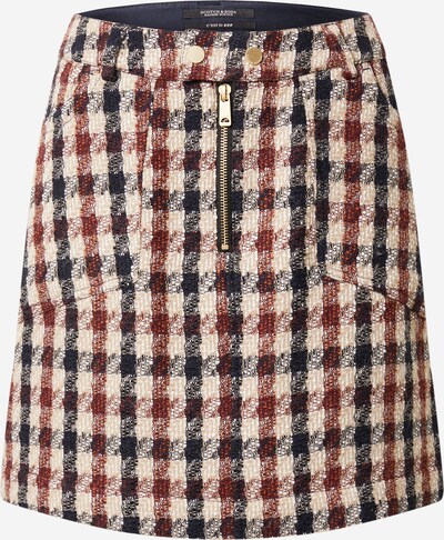 Fustă SCOTCH & SODA pe bej / albastru marin / roşu închis, Vizualizare produs