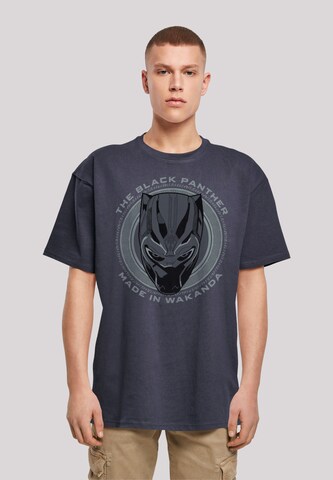 T-Shirt ' Marvel Black Panther Made in Wakanda' F4NT4STIC en bleu : devant