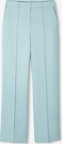 Ipekyol Wide leg Pleated Pants in Blue: front