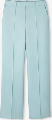 Ipekyol Wide leg Pleated Pants in Blue: front