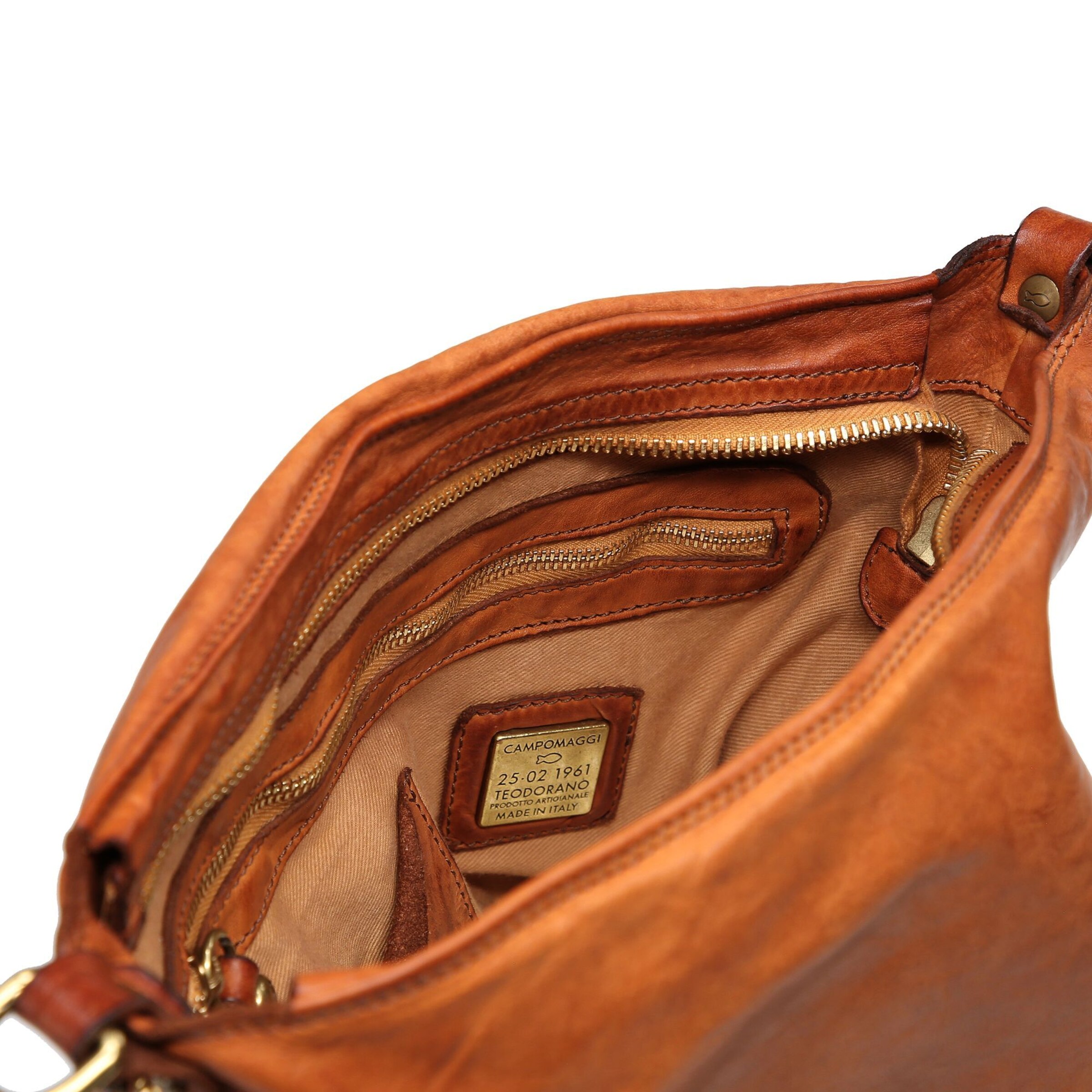 Sac à bandoulière 'Nunzia' Campomaggi en marron