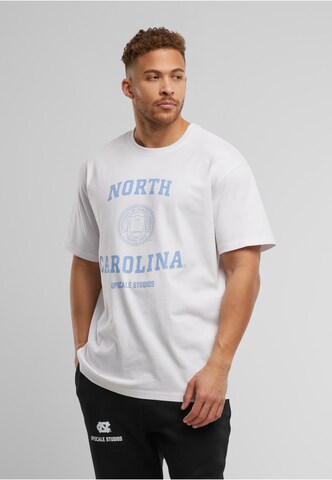 T-Shirt MT Upscale en blanc : devant