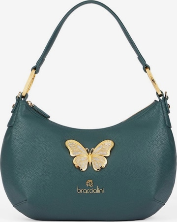 Borsa a mano 'Beth Jewels' di Braccialini in verde: frontale