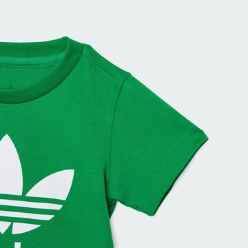 T-Shirt 'Trefoil' ADIDAS ORIGINALS en vert