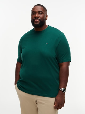 Tricou 'ESSENTIAL' de la TOMMY HILFIGER pe verde: față