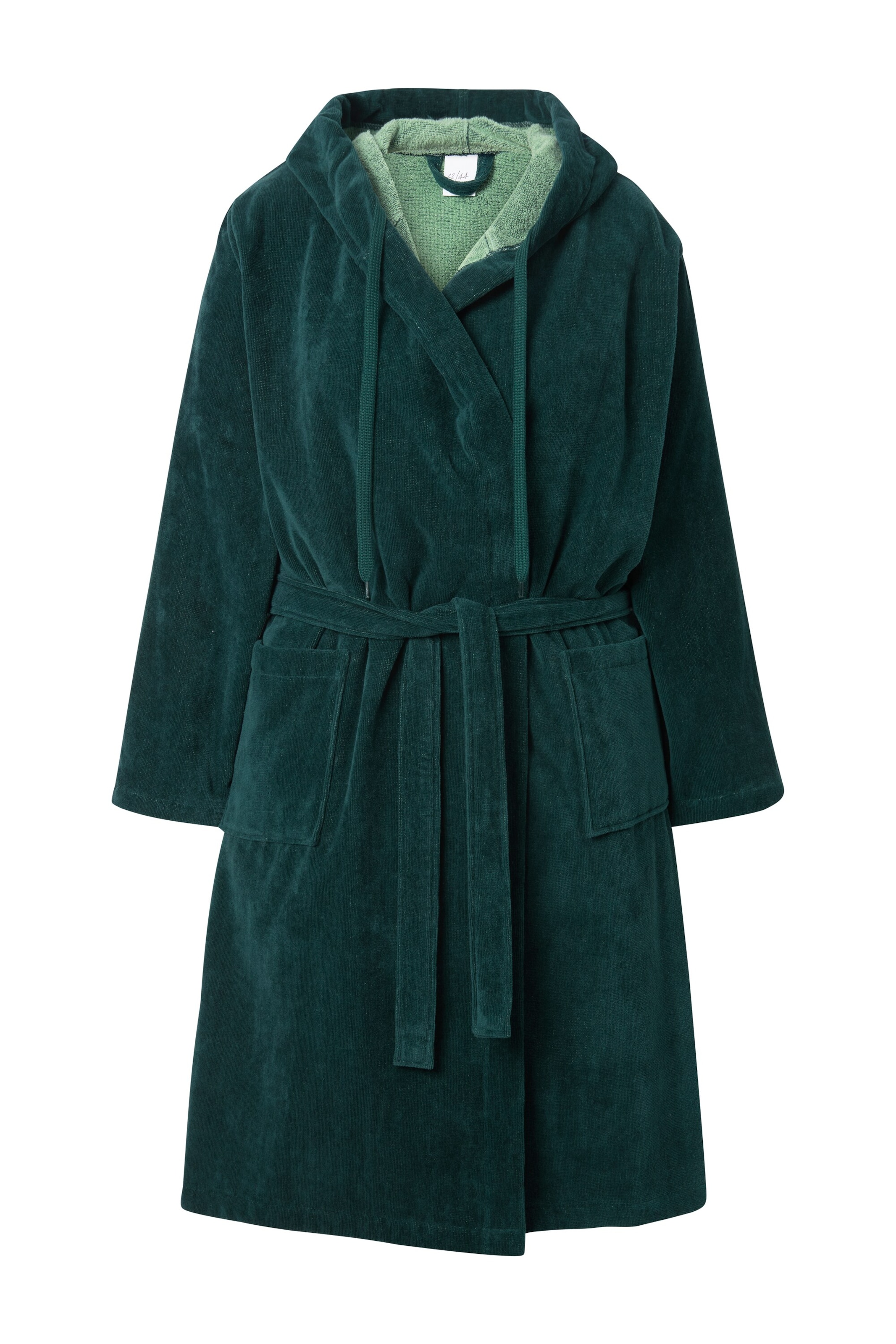 Ulla Popken Bademantel in Grün: Vorderseite
