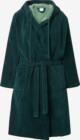 Peignoir long Ulla Popken en vert : devant