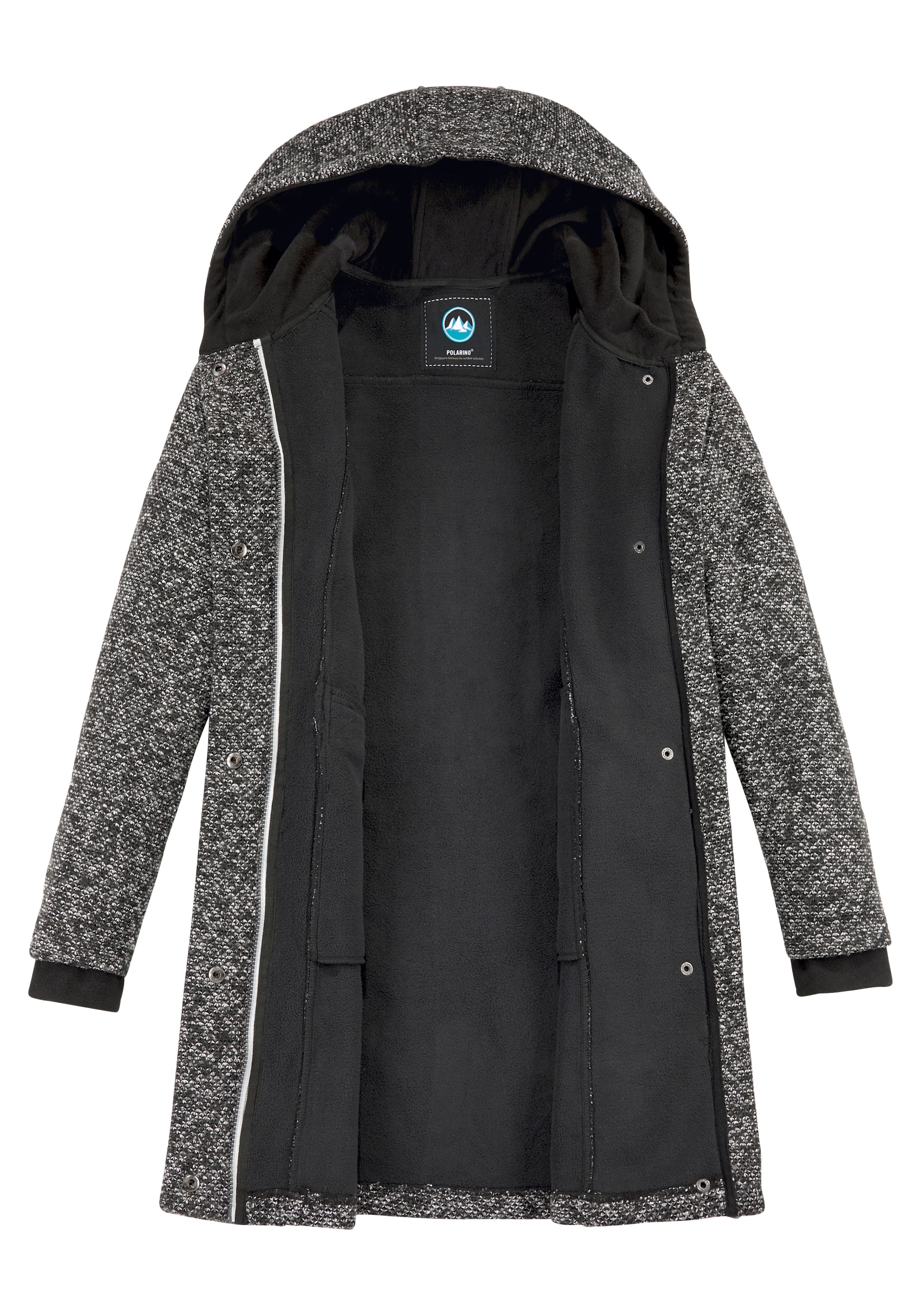 POLARINO Outdoormantel in Grau