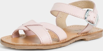 Pisamonas - Sandalias en rosa: frente