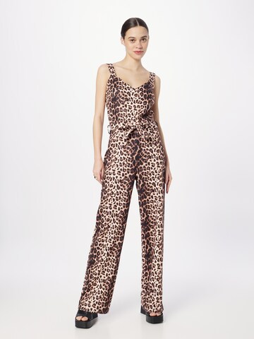 SISTERS POINT Jumpsuit 'GALMA' in Bruin: voorkant