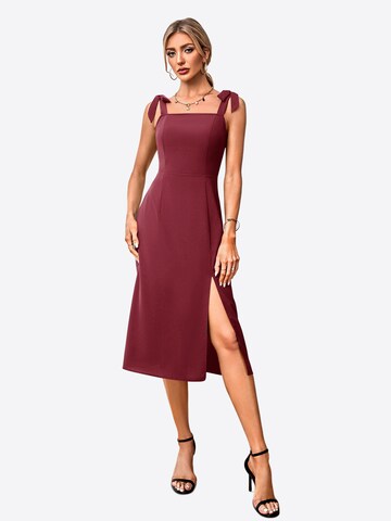 Imily Bela Jurk in Rood: voorkant