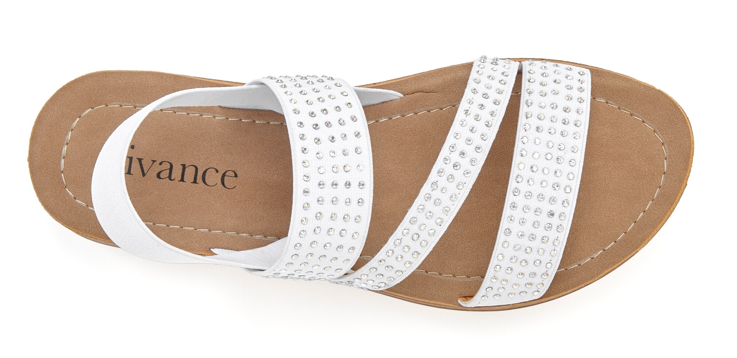 VIVANCE Sandale in Weiß