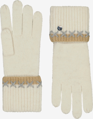 CODELLO Vingerhandschoenen in Beige: voorkant