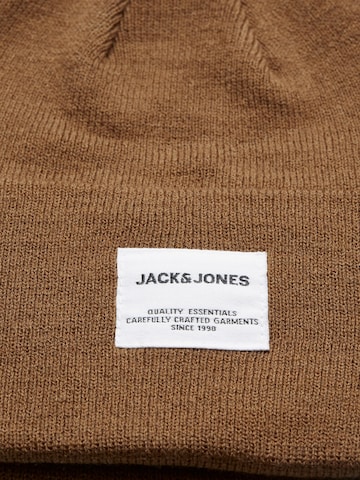 JACK & JONES Czapka w kolorze brązowy