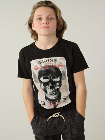 T-Shirt 'Clem' Deeluxe en noir : devant