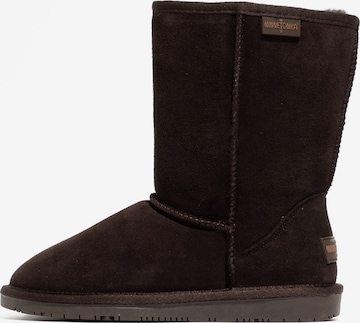 Minnetonka Snow boots 'Olympia' in Brown: front