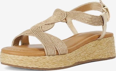 Dune LONDON Sandale in 35,5 in gold, Produktansicht