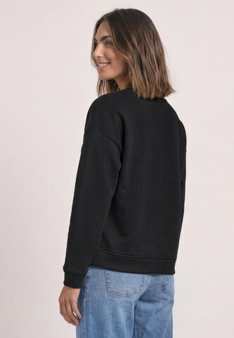 STREET ONE Sweatshirt in Schwarz