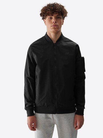 4F Performance Jacket in Black: front