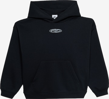 juoda Nike Sportswear Megztinis be užsegimo 'CLUB FLC': priekis