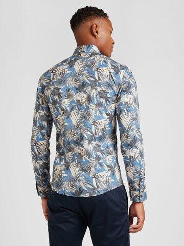Lindbergh Slim Fit Hemd in Blau