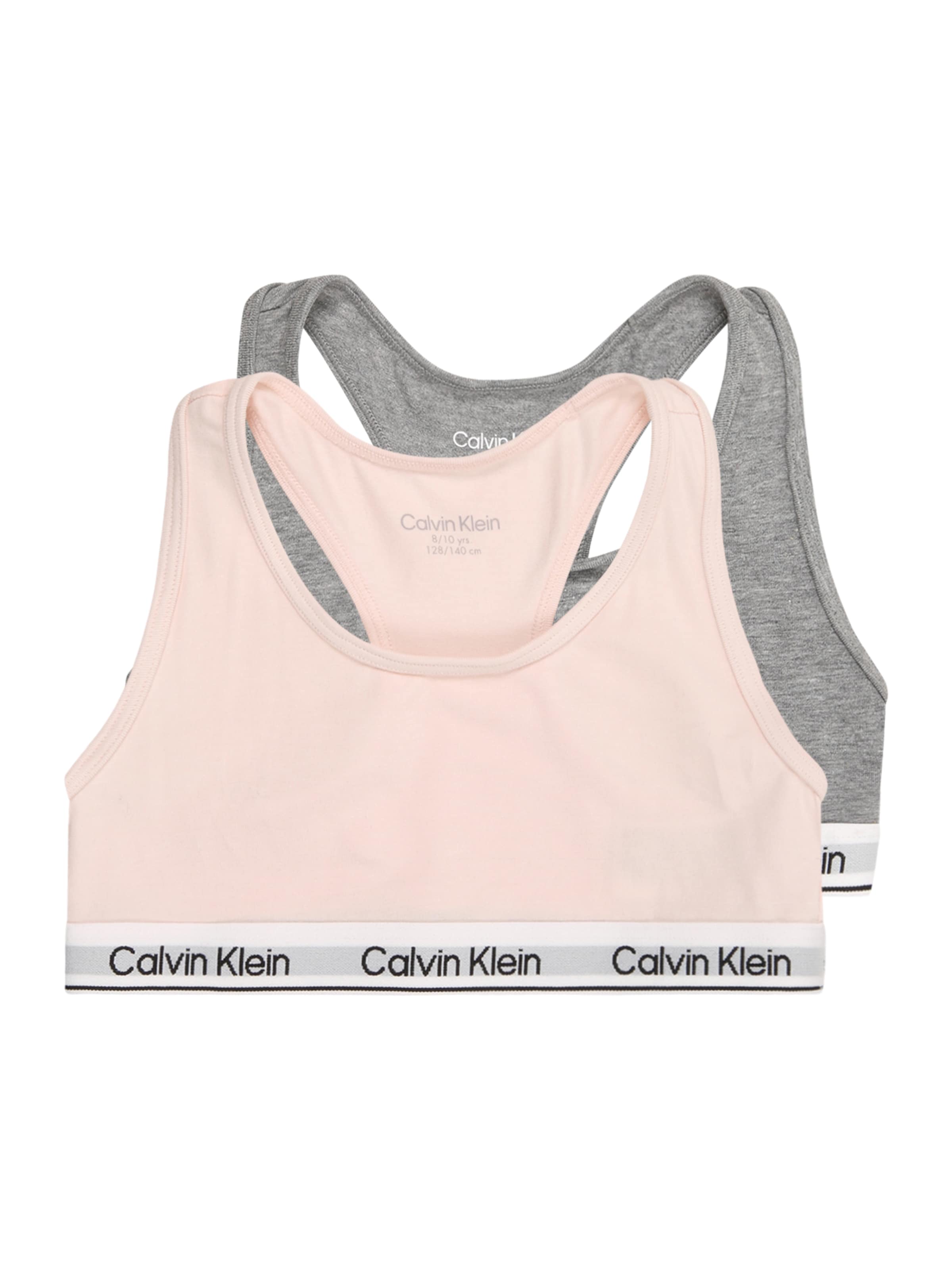 Calvin Klein Underwear Bralette Bra in Grey: front