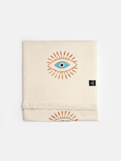 MARSIKOH Strandtuch 'Eyes'‌‌‌ in orange, Produktansicht