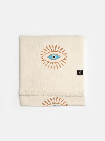MARSIKOH Beach Towel 'Eyes' in Orange: front