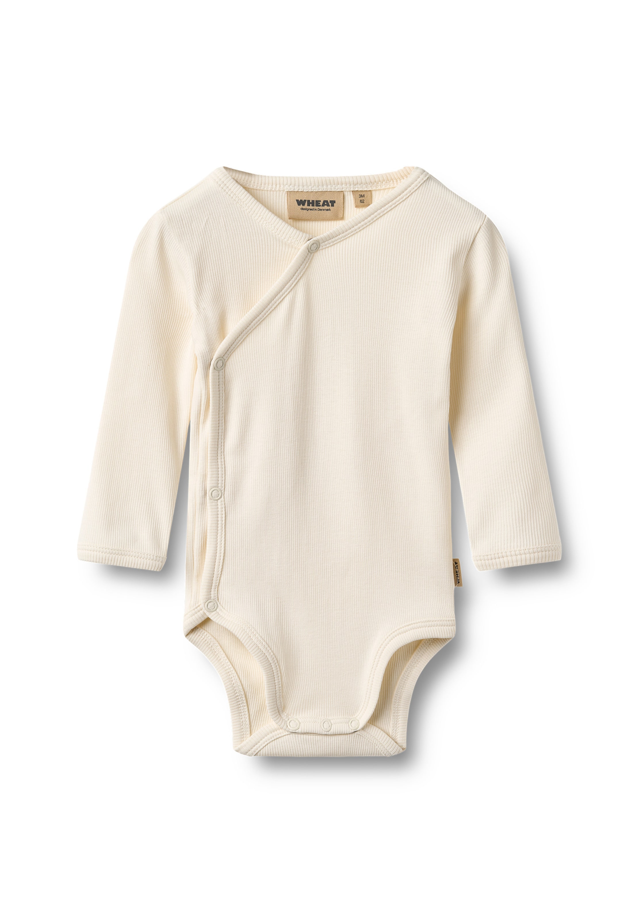 Tutina / body per bambino 'Pil' di WHEAT in beige: frontale