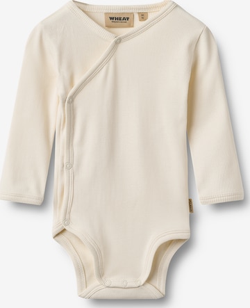 Tutina / body per bambino 'Pil' di WHEAT in beige: frontale