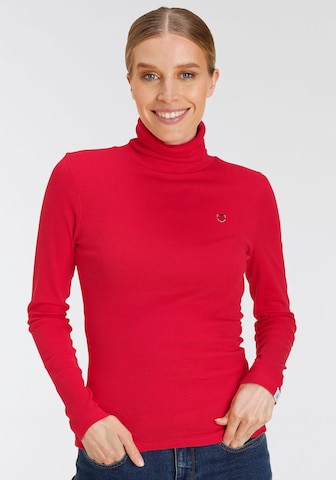DELMAO Shirt in Red: front