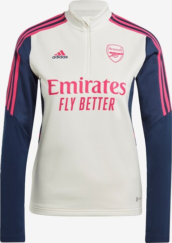 ADIDAS PERFORMANCE Sportsweatshirt 'FC Arsenal Condivo 22' in Weiß: predná strana