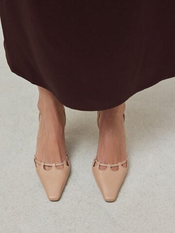 Next - Zapatos destalonado en beige