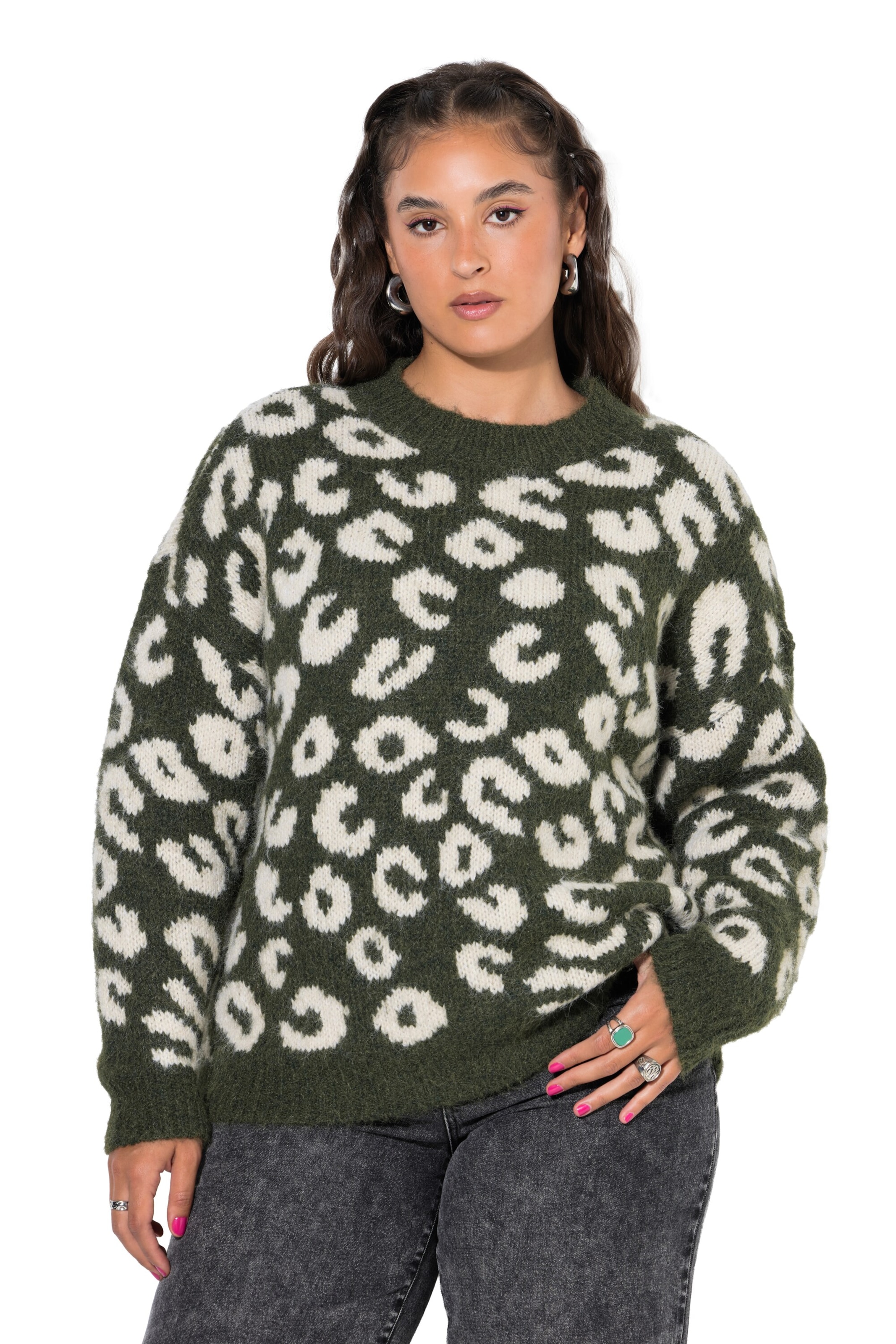 Studio Untold Sweater in Green: front